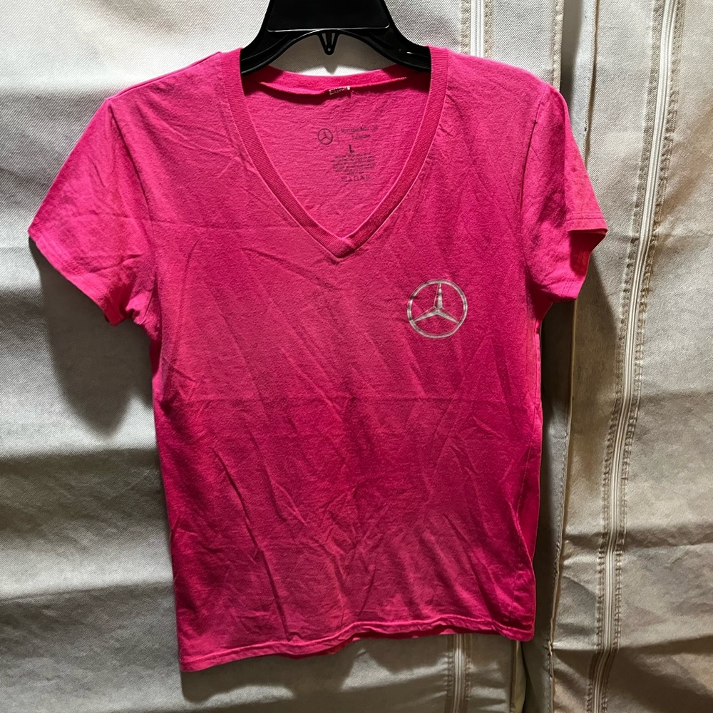 Mercedes Benz v-neck t-shirt
